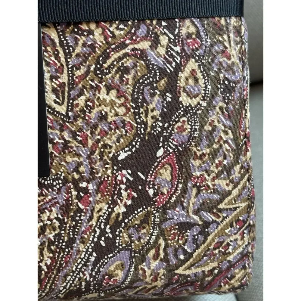 Ralph Lauren HALLIE 3PC Duvet Cover Set Shams KING 100% Cotton Paisley